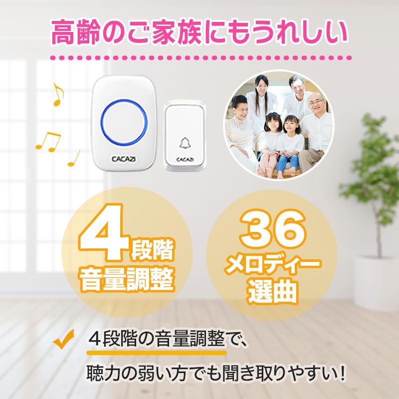ワイヤレスチャイム 玄関 防水 介護 チャイム 光 交換 ドアベル インターホン 呼び鈴 電池式 :220124-026:FUKURAM - 通販 - Yahoo!ショッピング ワイヤレスチャイム 玄関 防水 介護 チャイム 光 交換 ドアベル インターホン 呼び鈴 電池式 :220124-026:FUKURAM - 通販 - Yahoo!ショッピング