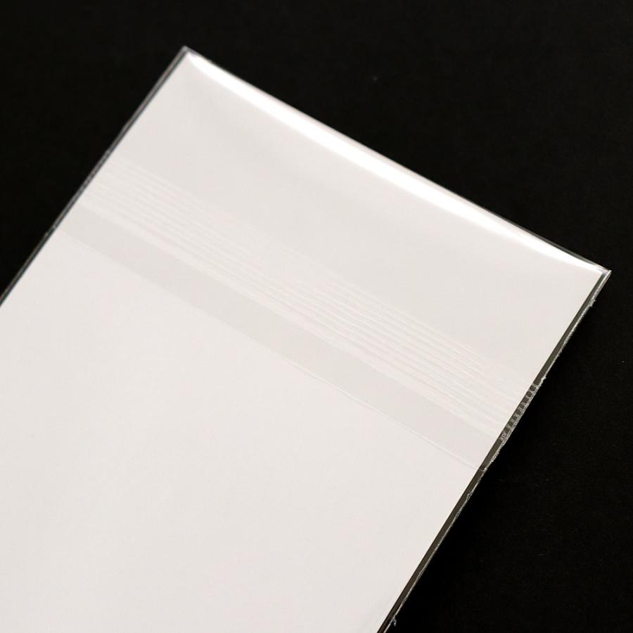 OPP袋 ホログラムチケット80x200サイズ用 スリーブ テープ付 100枚