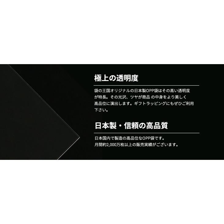 手提げ袋 A4 OPP袋 透明 大量配布用 エコノミー 小判穴 手穴付き スライトパック A-4 100枚｜fukuro-oukoku｜07