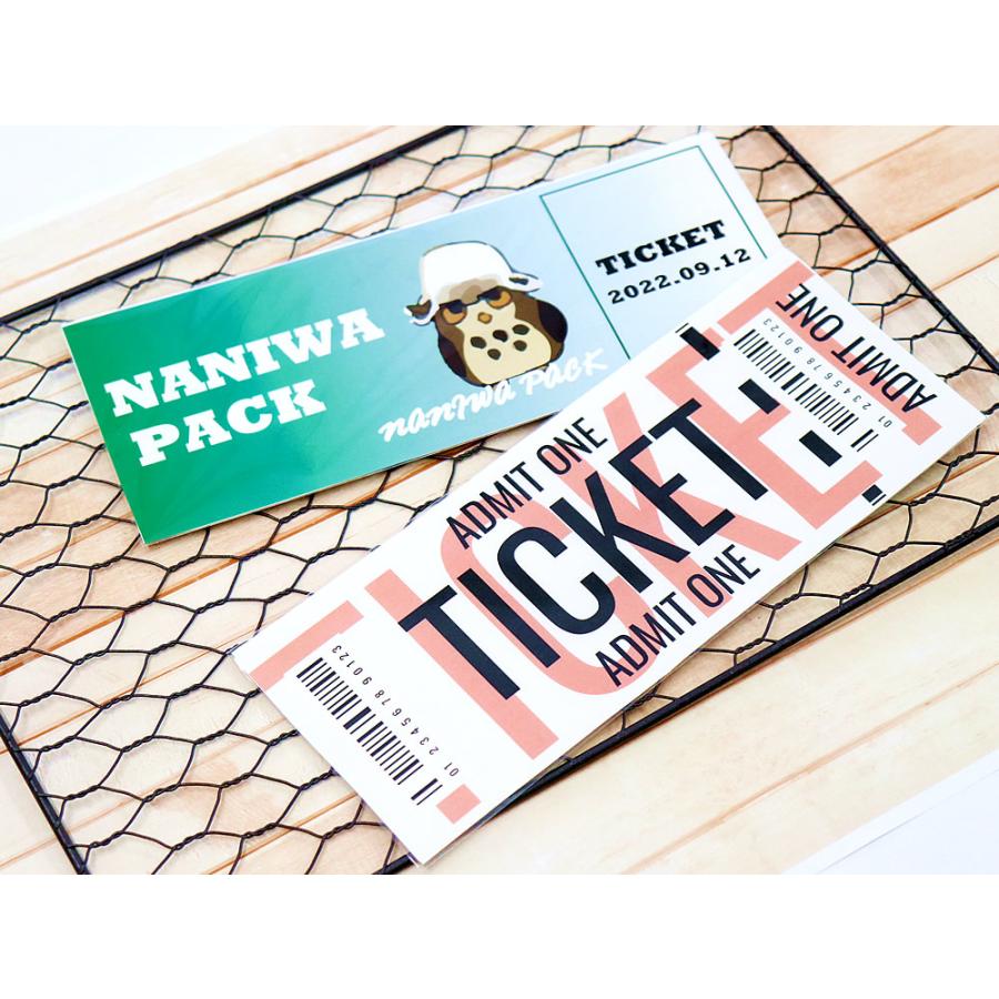 OPP袋 ホログラムチケットサイズ対応 テープなし 100枚 82x212mm