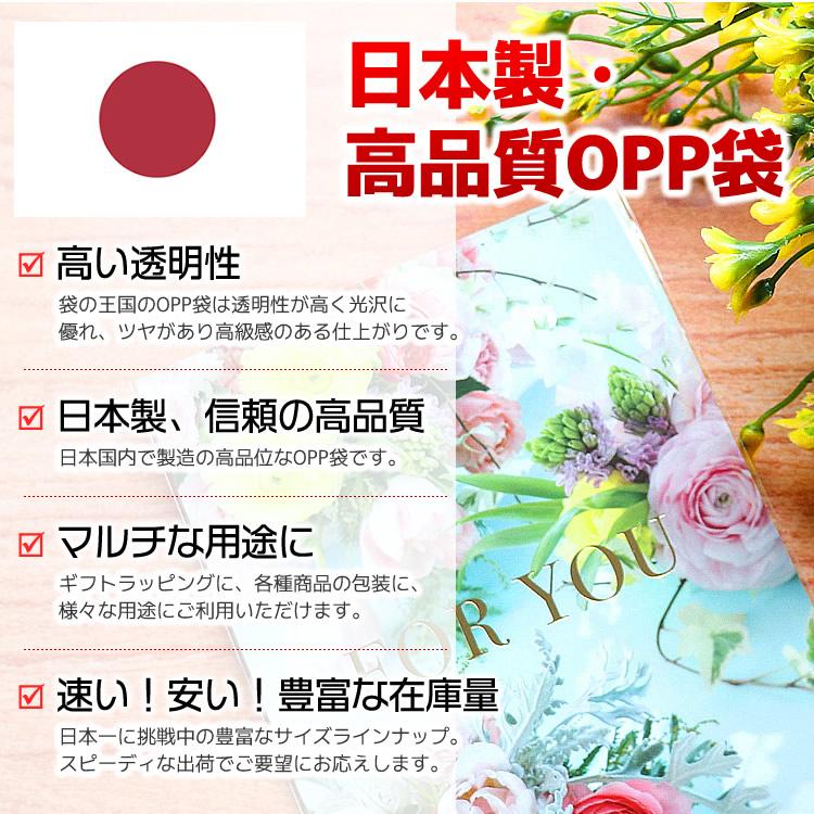 OPP袋 テープなし 100枚 42x98mm S4.2-9.8 : 袋の王国 - 通販 - Yahoo