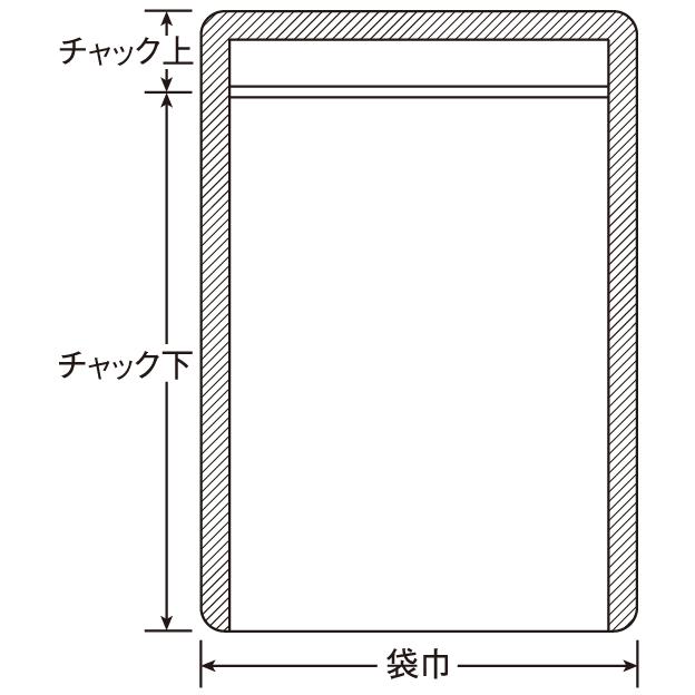 ラミグリップ　VP-E　気体遮断チャック袋　100x140mm　3500枚入　平袋透明蒸着PETタイプ