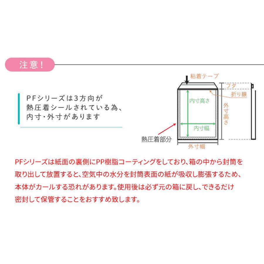 DM用 封筒 定形外 角形0号 表：白紙・裏：透明 テープ付・折線付 1000枚入 K0-PFEC501Tの画像