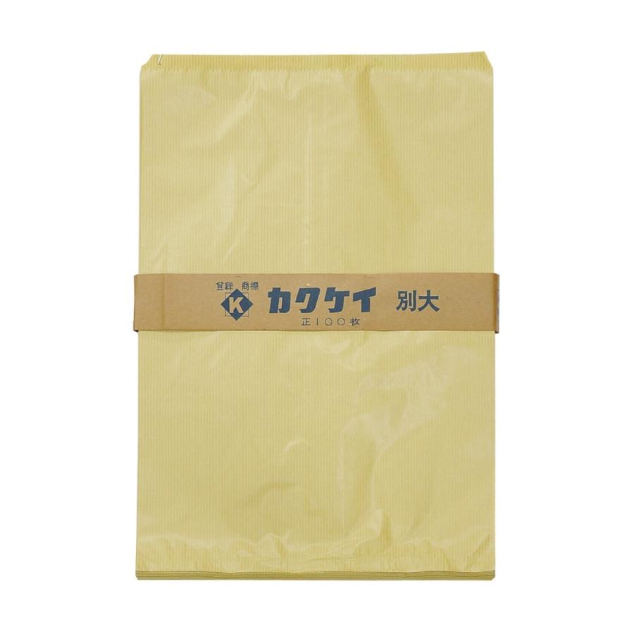 (業務用)紐付　平袋 茶　別大号 240幅×340高　3,000枚(500枚PX6個)