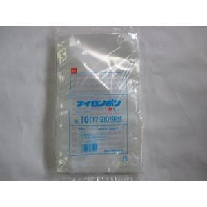 ikazo　100枚✖️10袋　福助工業 ナイロンポリ TLタイプ 福助工業 ナイロンポリ Lタイプ NO.10 170×280mm 100枚入 真空 漬物 肉