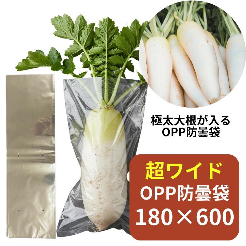 オリジナル OPPボードン#25×180×600【4穴】 0.025×180×600mm 100枚 1000枚 4000枚 プラマークなし 防曇袋 野菜袋 出荷袋 長物袋 180×600 防曇 曇り止め