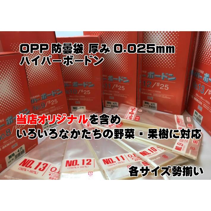 OPP ハイパーボードン #25 NO.11 4穴 0.025×200×300mm 1000枚入 （プラ