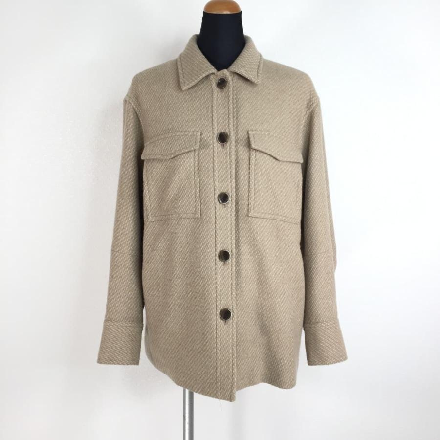 STUDIOUS ステュディオス 20SS ブライトツイードショートコート シャツアウター ベルト付き STUDIOUS ステュディオス 20SS ブライトツイードショートコート