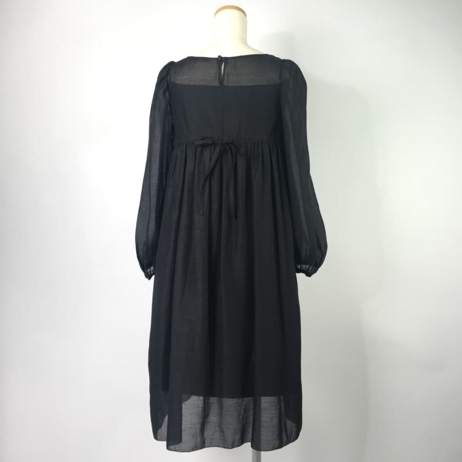 ADIEU TRISTESSE アデュートリステス リネンワンピース ゆったり 透け  