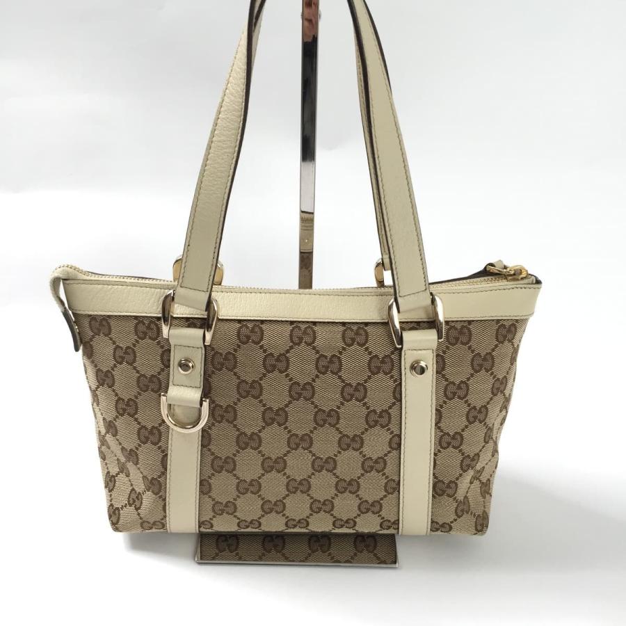 GUCCI グッチ GGキャンバス ハンドバッグトートバッグ キャンバス 