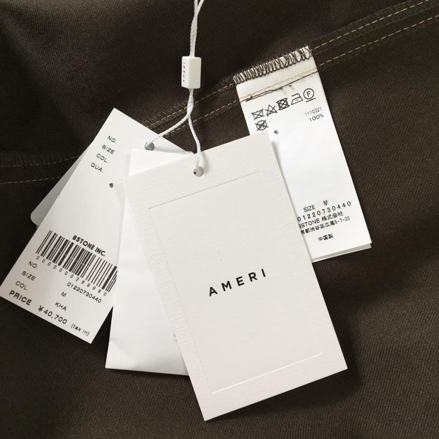 Ameri 未使用 22AW アメリ WAVE FRONT OVER COAT ウエーブ Ameri 未使用 22AW アメリ WAVE FRONT OVER COAT ウエーブ