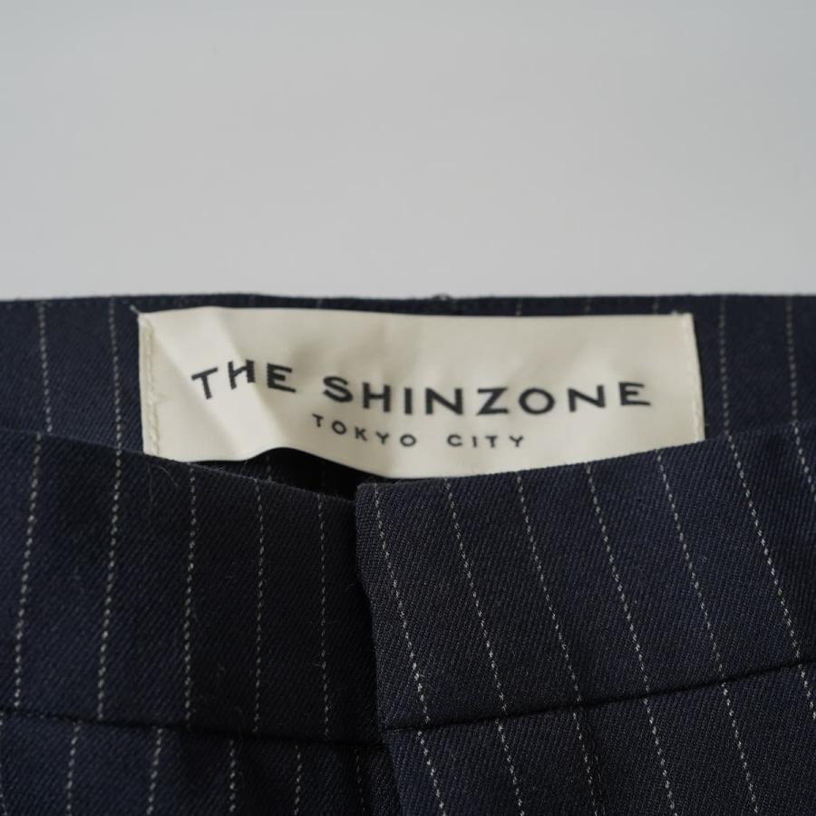 THE SHINZONE ザ シンゾーン テーパードパンツ ストライプ センタープレス 紺 : 230823004a040wbt0011001 :  ブランド古着フクル - 通販 - Yahoo!ショッピング