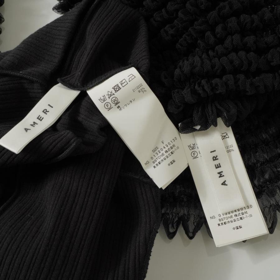 AMERI アメリ 2PIECES SHEER POPCORN TOP シアー ポップコーン AMERI アメリ 2PIECES SHEER POPCORN TOP シアー ポップコーン
