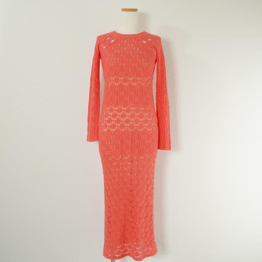 Ameri 未使用 AMERI アメリ CROCHET RAGLAN LONG DRESS クロシェ Ameri 未使用 AMERI アメリ CROCHET RAGLAN LONG DRESS クロシェ