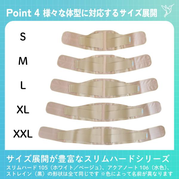 bonbone □公式□ 腰 サポーター スリムハード105 ダイヤ工業