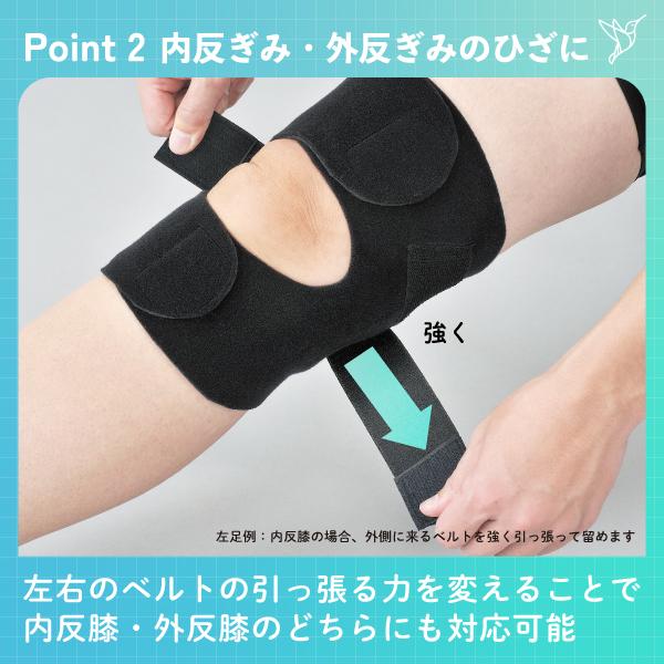 bonbone □公式□ 膝 サポーター 膝裏クロスXG ダイヤ工業 ひざ 軟骨