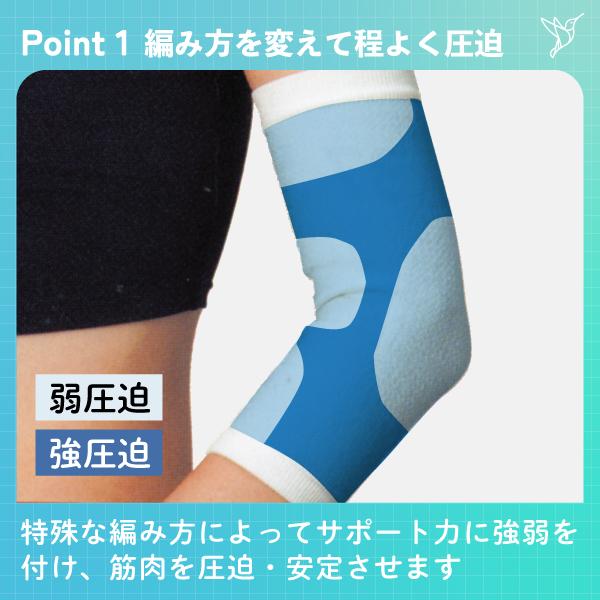 bonbone □公式□ 肘 サポーター ラインアップサポーター ひじ用