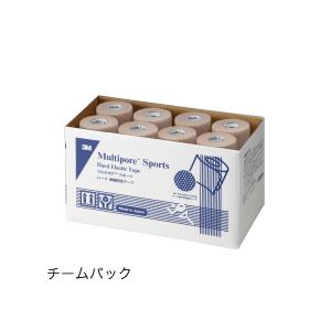 3M マルチポア(TM)スポーツ ハード伸縮固定テープ チームパック16巻/24