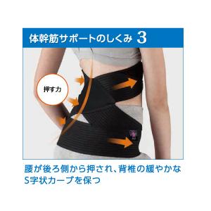 MOGU POJI骨盤姿勢　体幹筋サポーター M/Sサイズ 骨盤 腰 ベルト サポーター コルセット ギフト_3