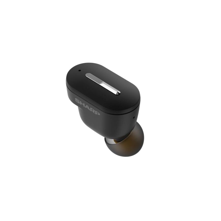 SHARP 耳あな型補聴器 メディカルリスニングプラグ OTC補聴器 ブラック