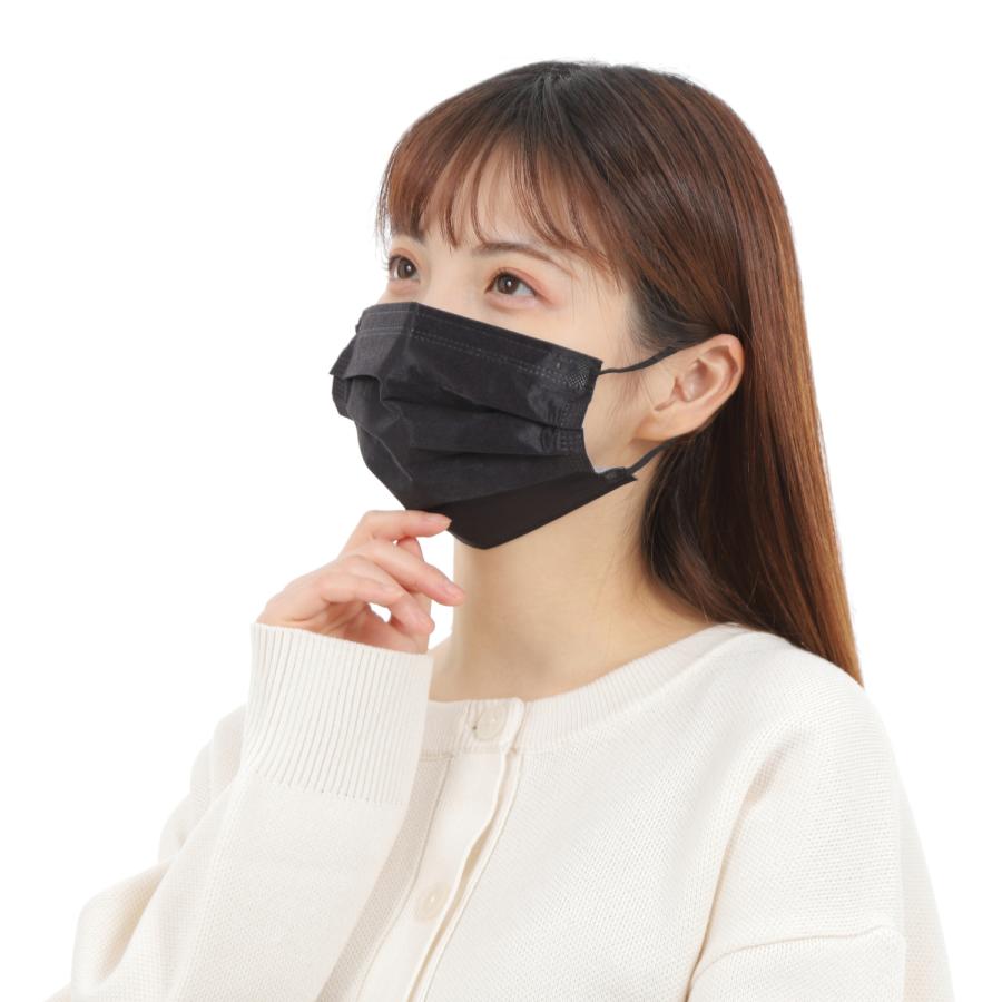 ロイヤル 不織布マスク 1DAY MASK COOL ブラック ふつう 夏用 接触冷感 3層構造 74190366 : 321411114006 :  となりの福祉くんYahoo!店 - 通販 - Yahoo!ショッピング