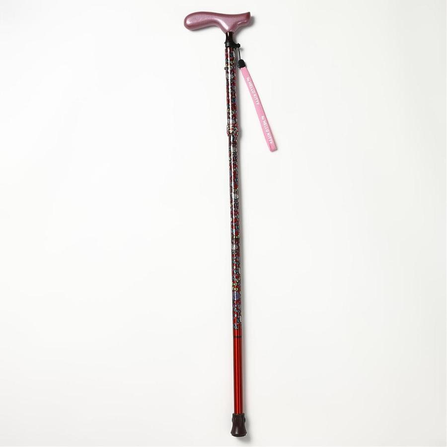 杖 ハローキティ 折りたたみステッキ HK-22 約78から88cm シニア