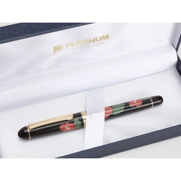 會津蒔絵万年筆（椿） お中元/贈答品/ギフト/福島/送料込 : ふくしま
