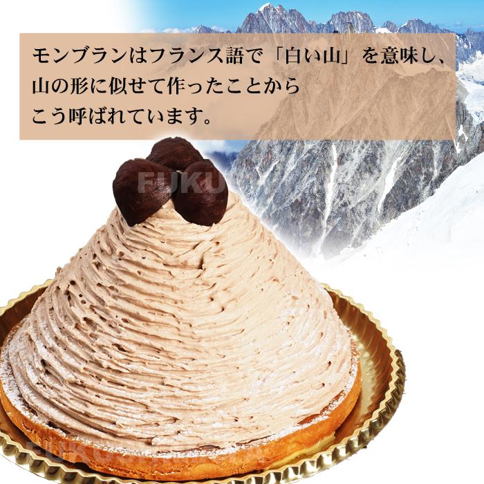 ケーキ モンブラン ホール（5号サイズ）栗 送料無料 冷凍便 ケーキ家
