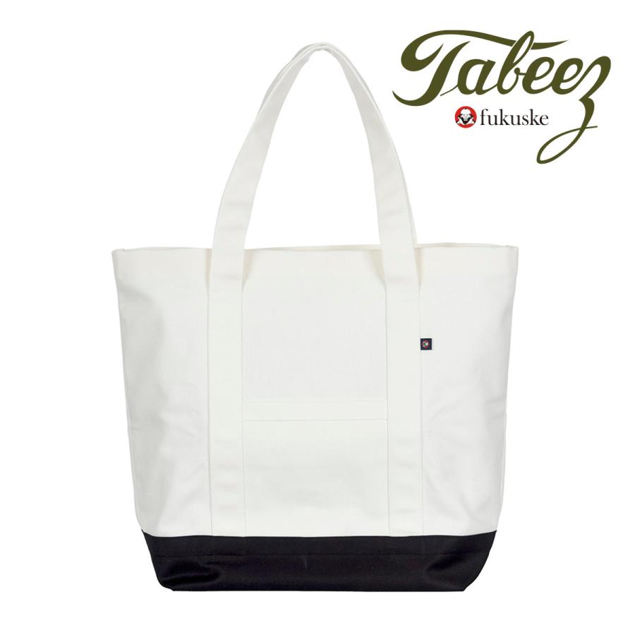 トートバッグ ユニセックス Tabeez(タビーズ) バイカラー 9101