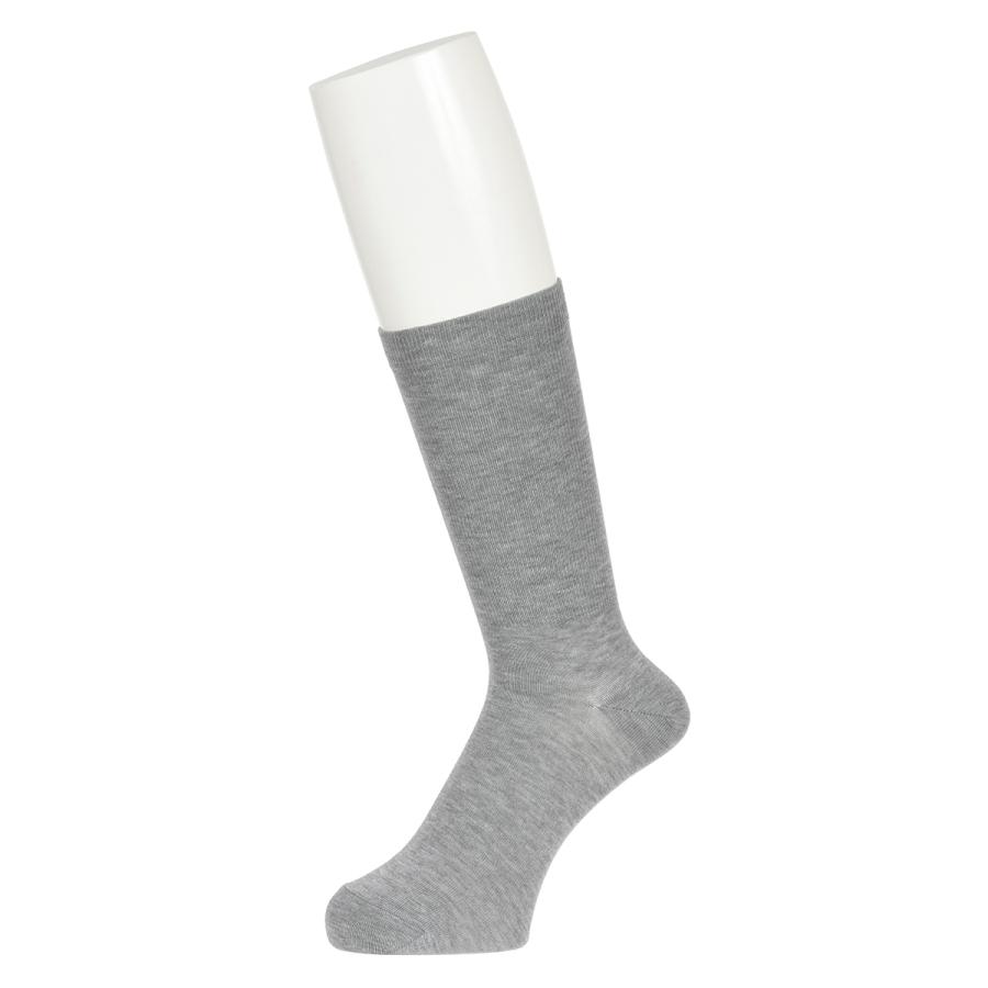 2 福助さま 満足 福助 公式 ソックス クルー丈 メンズ 無地 リブ DRY素材