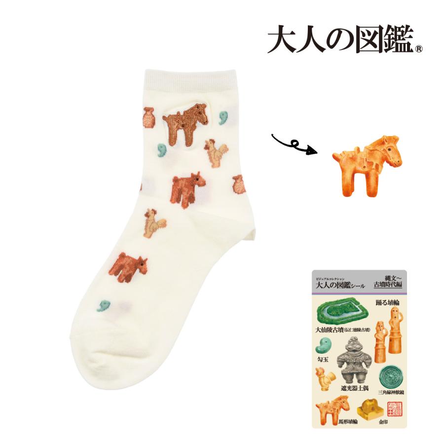 Fukuske（フクスケ） 大人の図鑑 靴下 キャラクター レディース