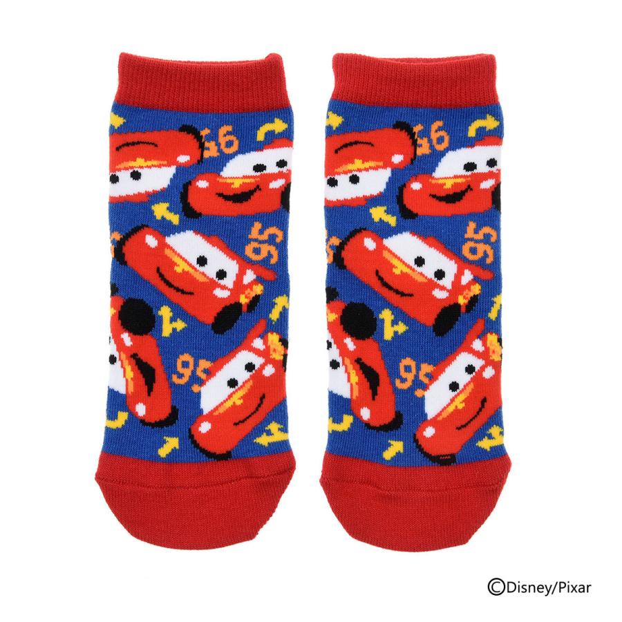 福助 公式 靴下 キッズ Disney ディズニー カーズ ぎっしり クルー丈 ソックス お名前スペース 記名 子供 ジュニア 女の子 男の子 女児 男児 キャラクター 福助公式オンラインストア 通販 Paypayモール