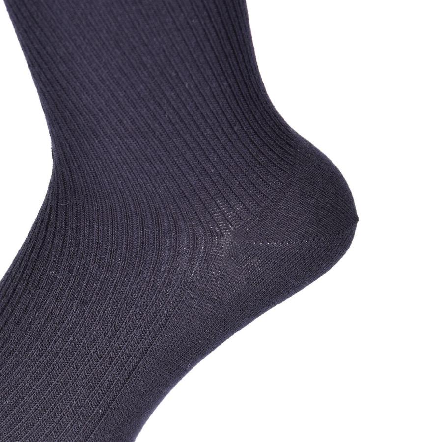 スクールソックス 紺 白 黒 靴下 膝下 ガールズ 大人 5足組