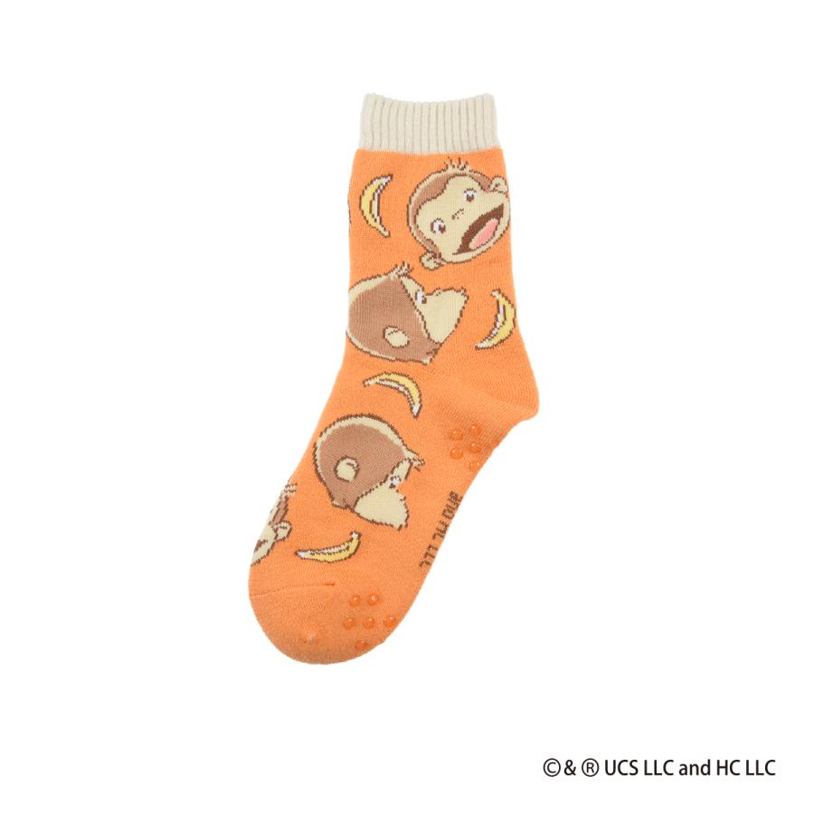 Fukuske（フクスケ） おさるのジョージ 靴下 クルー丈 ジョージ 総