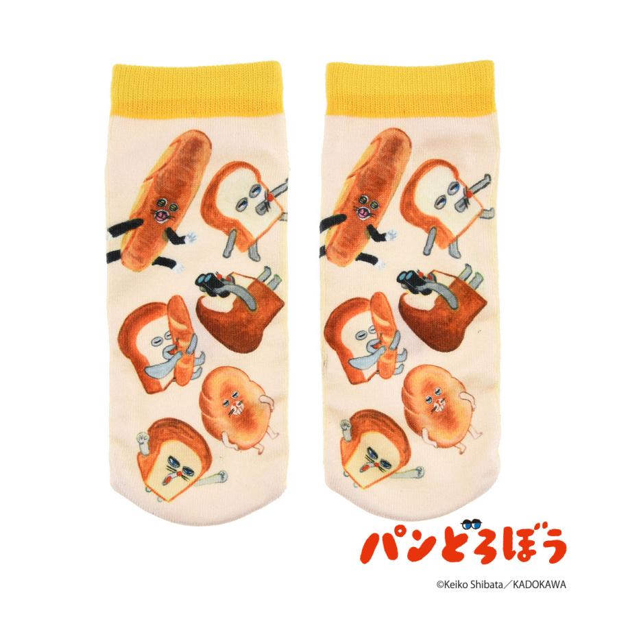 Fukuske（フクスケ） 福助 パンどろぼう グッズ 靴下 キャラクター柄