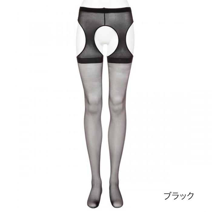 福助 公式 パンティ部レス ストッキング サスペンダータイプ 夏 夏用 ストッキング パンティ部オープン 穴あき ムレ むれにくい M L L Ll 159 1211 Fukuske 福助公式オンラインストア 通販 Paypayモール