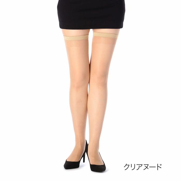 福助 公式 ストッキング 太もも丈 靴下 満足 もも丈 美しく心地いい ノンラン 22 25cm 240 1901 ショートストッキング 伝線しにくい 黒 ブラック つま先補強 福助公式オンラインストア 通販 Paypayモール