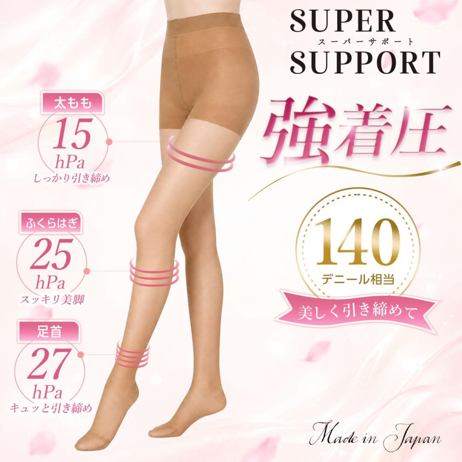 SUPER SUPPORT fukuske(フクスケ) パンティストッキング 140デニール