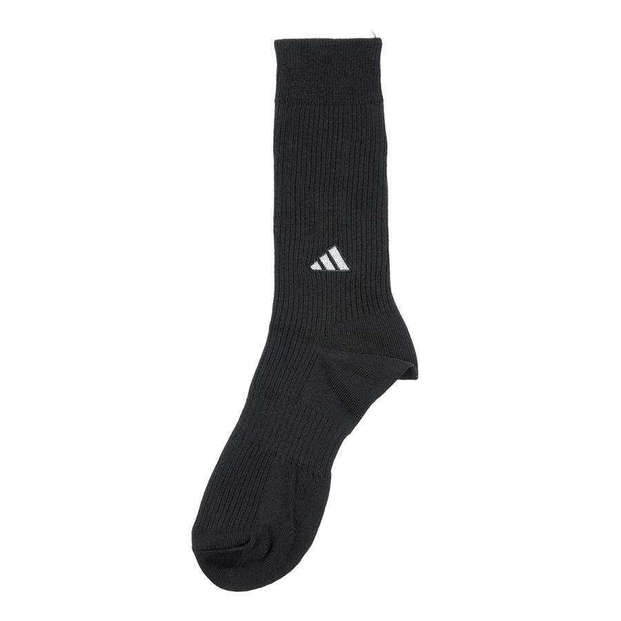 adidas（アディダス） 靴下 クルー丈 無地 ロゴ 消臭 土踏まずサポート