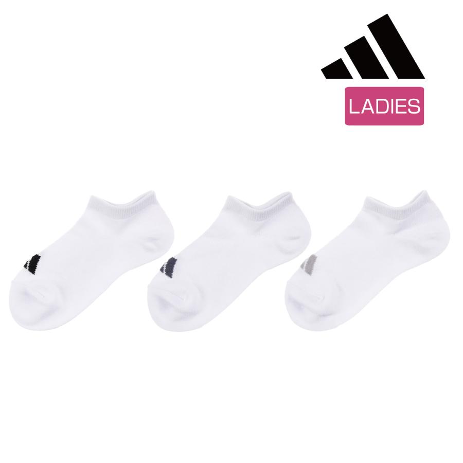 adidas（アディダス） 福助 3足組 靴下 DEO 無地 ワンポイント