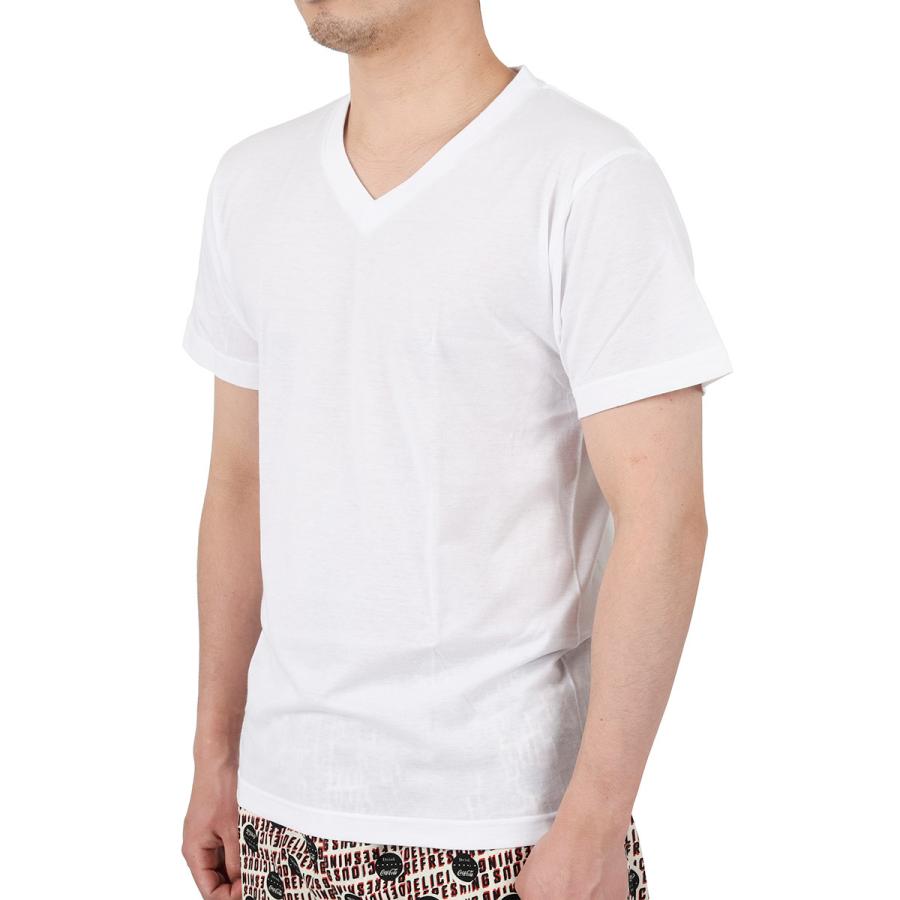 福助 公式 Tシャツ メンズ Fukuske Fun 2枚組 セット お得 まとめ買い Vネック 半袖tシャツ 白 オフホワイト 夏 夏用 吸収速乾 抗菌防臭 紳士 インナー 福助公式オンラインストア 通販 Paypayモール
