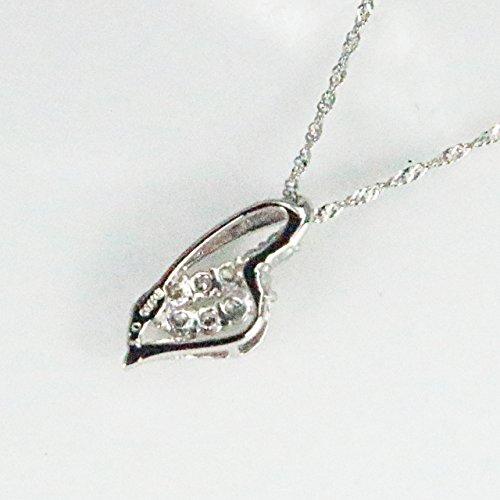 KASHIMAプラチナ900 0.1ct ダイヤモンド 10ストーン ペンダント ネックレス 1ct ネックレス ZYX1134001634(11235円)
