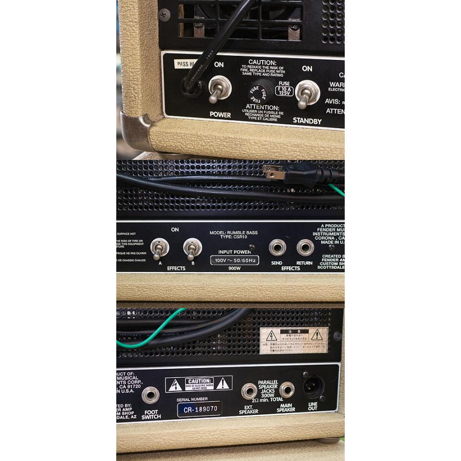 Fender Rumble Bass Custom Shop Tube Head and Cab フェンダーカスタムショップ ベースアンプ
