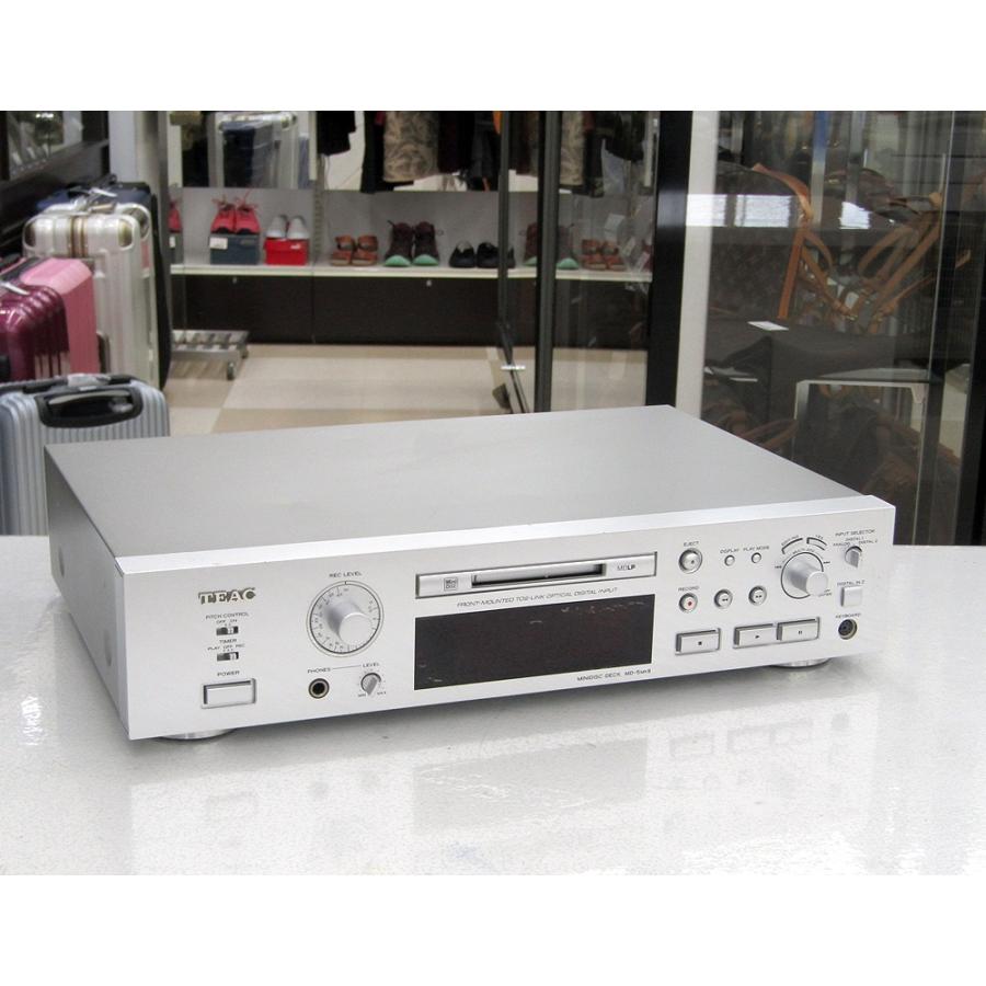 【中古品】TEAC MDデッキ MD-5MK2-S(中古品) TEAC ティアック MDデッキ MD-5MKII 中古品 動作確認済み リモコン付属