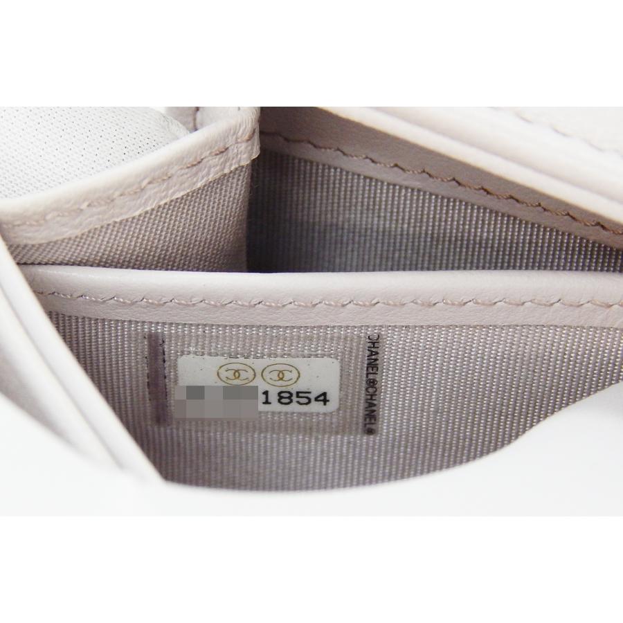 CHANEL19 (シャネル) ロングフラップ ウォレット ピンク 長財布