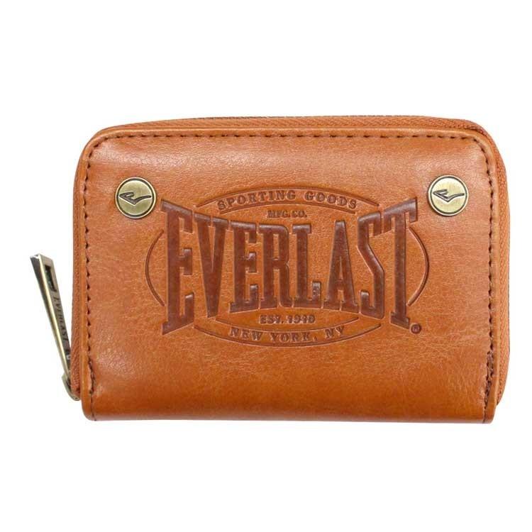 コインケース ラウンドファスナー ロゴ型押し オシャレ 小銭入れ EVERLAST エバーラスト｜fukusukeshop｜05