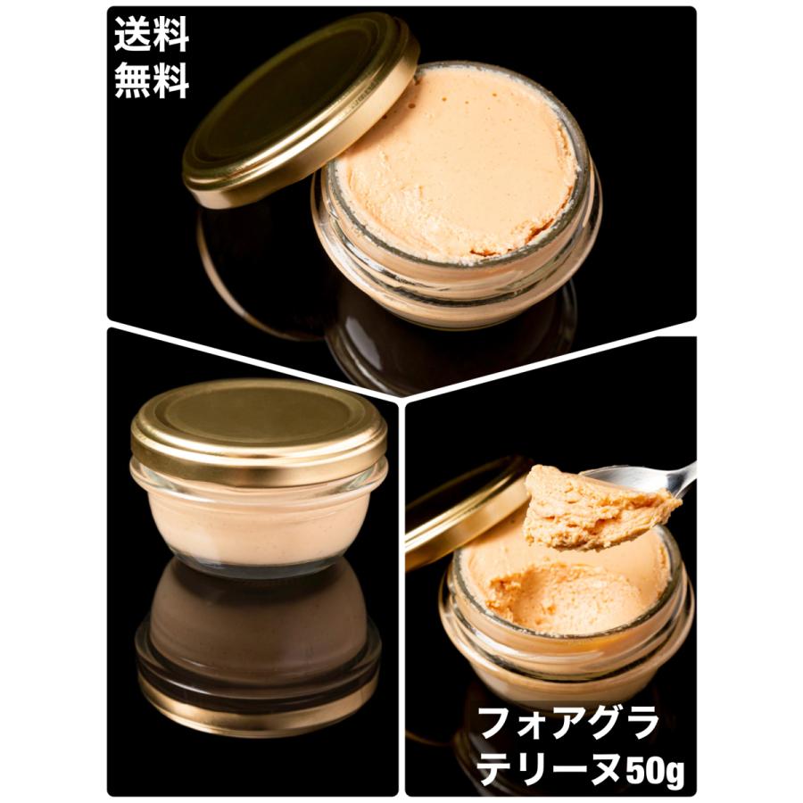 送料無料 フォアグラ テリーヌ ムース 国内生産 約50g/瓶
