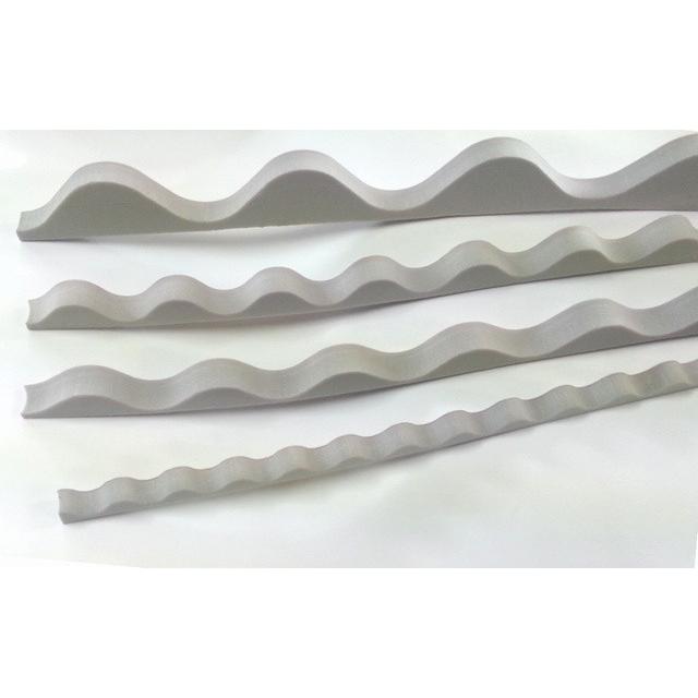 ケミカル面戸 鉄板小波用 長さ640mmx幅15mm （波板