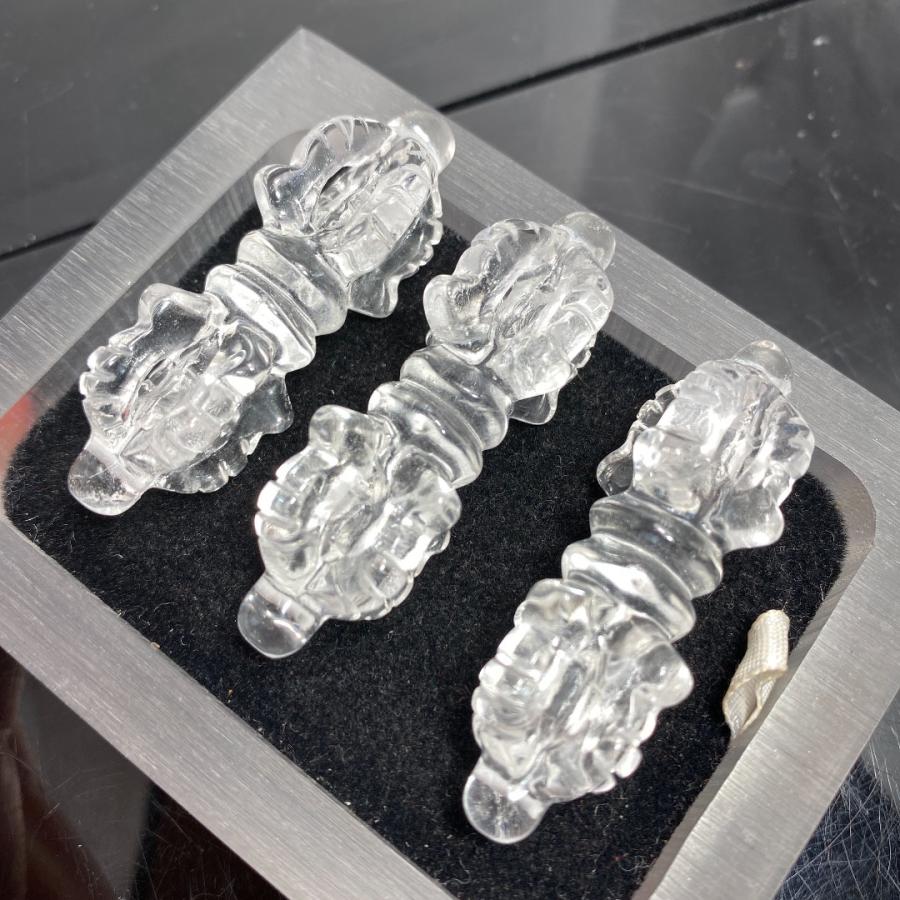 バジュラ水晶 ブレスレットトップ パーツ 結界 魔除け 幸福呼ぶ : 福富 