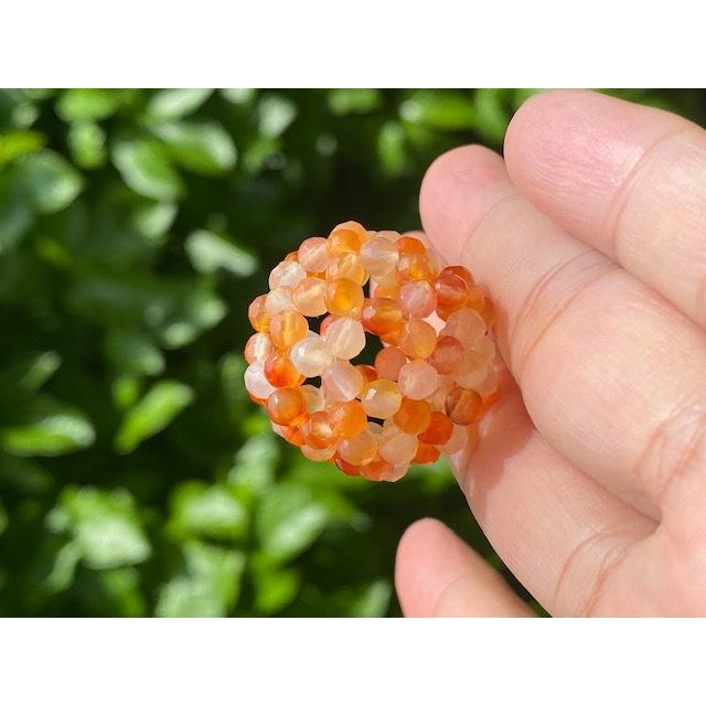 神聖幾何学フラーレン水晶 4mmナチュラル瑪瑙カット 宇宙エネルギー